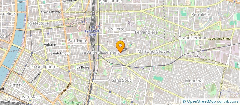 localisation de l'entreprise MADAME CHRISTIANE DI PALO-BURRONE  LYON