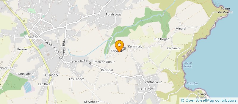 localisation de l'entreprise MADAME CHRISTIANE DIGARCHER  PLOUEZEC