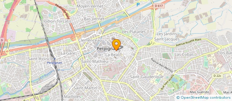 localisation de l'entreprise MADAME CHRISTIANE DOMINGUEZ  PERPIGNAN