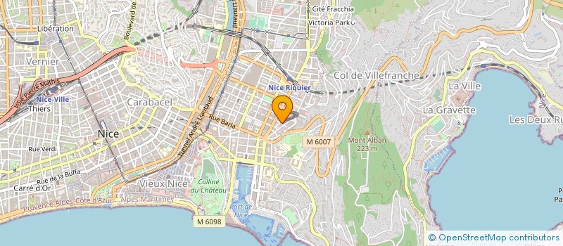 localisation de l'entreprise MADAME CHRISTIANE DRONKA à NICE