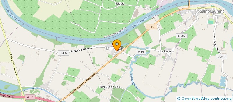 localisation de l'entreprise MADAME CHRISTIANE DU VIGNAU  FEUGAROLLES