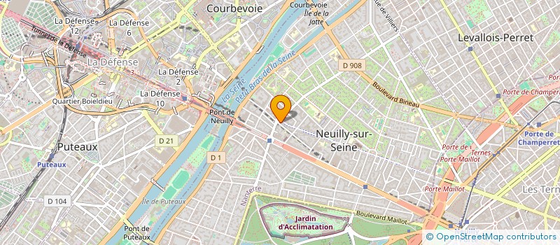 localisation de l'entreprise MADAME CHRISTIANE DUBIEF à NEUILLY-SUR-SEINE
