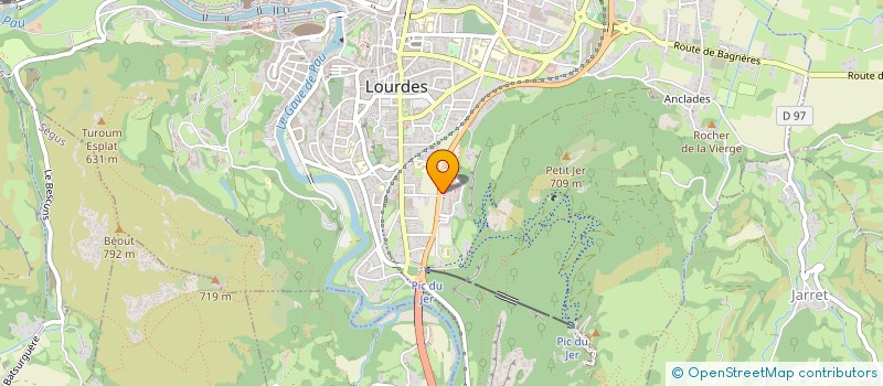 localisation de l'entreprise MADAME CHRISTIANE DUBOY à LOURDES