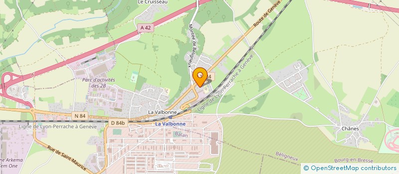 localisation de l'entreprise MADAME CHRISTIANE DUCHAMPT à BELIGNEUX