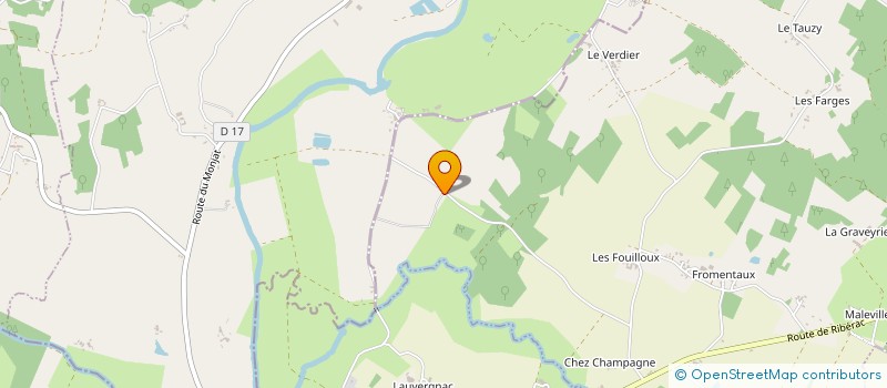 localisation de l'entreprise MADAME CHRISTIANE DUCHEZ  SAINT PRIVAT EN PERIGORD