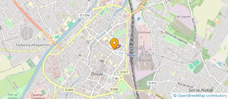localisation de l'entreprise MADAME CHRISTIANE DUCONSEILLE à DOUAI