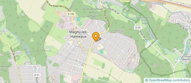 localisation de l'entreprise MADAME CHRISTIANE DUHAUBOIS  MAGNY-LES-HAMEAUX