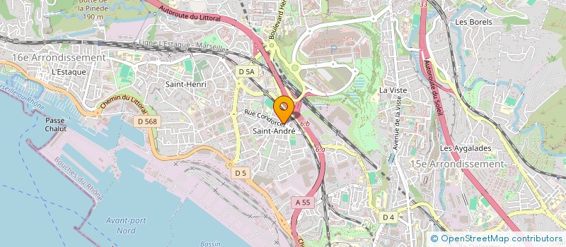 localisation de l'entreprise MADAME CHRISTIANE DUMONTEIL à MARSEILLE
