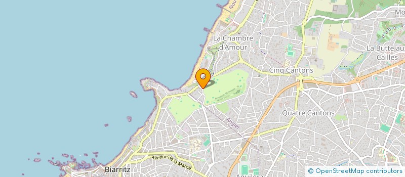 localisation de l'entreprise MADAME CHRISTIANE DUPIOT  ANGLET