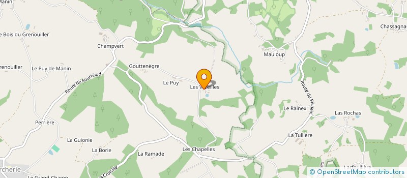 localisation de l'entreprise MADAME CHRISTIANE DUPUY à LA PORCHERIE