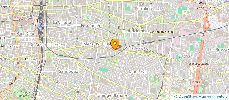 localisation de l'entreprise MADAME CHRISTIANE DUTHEL  LYON