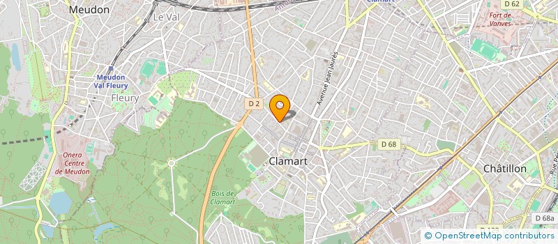 localisation de l'entreprise MADAME CHRISTIANE EBERT à CLAMART
