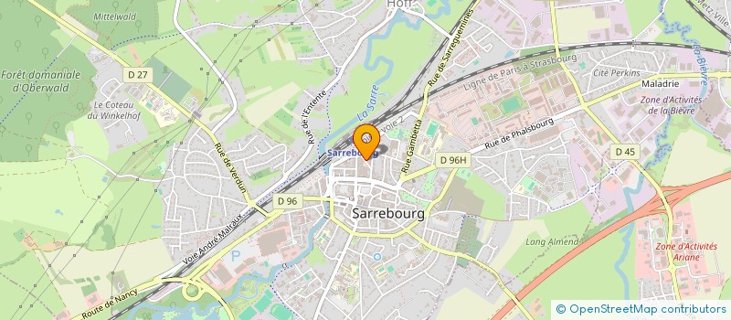 localisation de l'entreprise MADAME CHRISTIANE ELMERICH à SARREBOURG