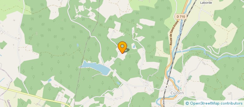 localisation de l'entreprise MADAME CHRISTIANE ESCOURRE  CUZORN