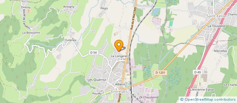 localisation de l'entreprise MADAME CHRISTIANE EVRARD à ANNECY