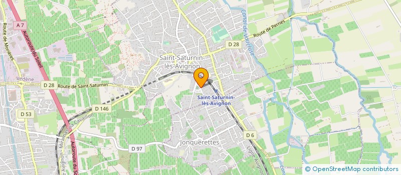 localisation de l'entreprise MADAME CHRISTIANE EXPOSITO  SAINT-SATURNIN-LES-AVIGNON