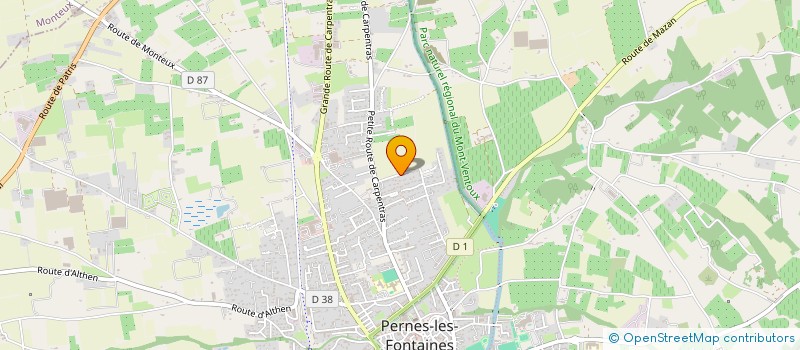 localisation de l'entreprise MADAME CHRISTIANE FARNAUD à PERNES-LES-FONTAINES