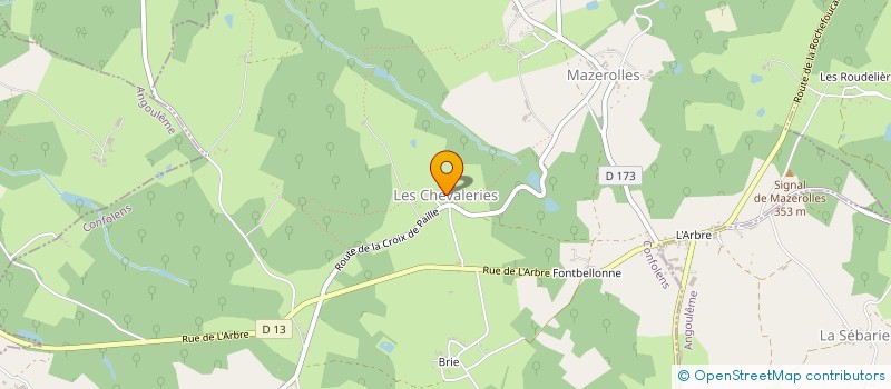 localisation de l'entreprise MADAME CHRISTIANE FAURY à MAZEROLLES