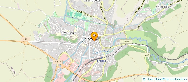 localisation de l'entreprise MADAME CHRISTIANE FAVEROLLE  PROVINS