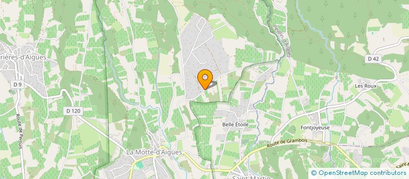 localisation de l'entreprise MADAME CHRISTIANE FERNANDEZ  LA MOTTE-D'AIGUES