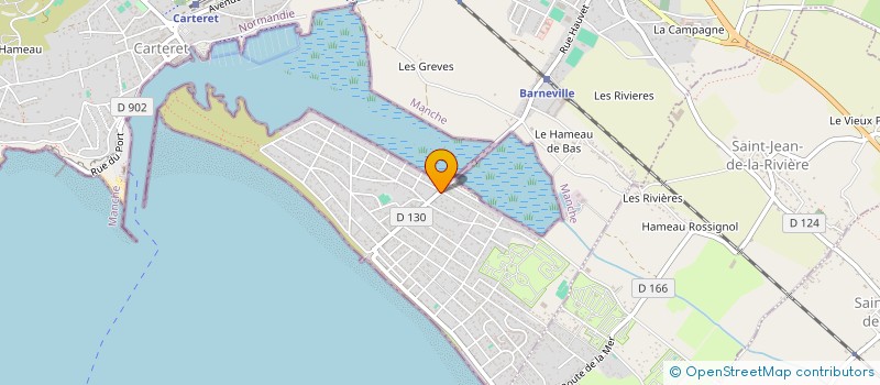 localisation de l'entreprise MADAME CHRISTIANE FERNANDEZ  BARNEVILLE-CARTERET