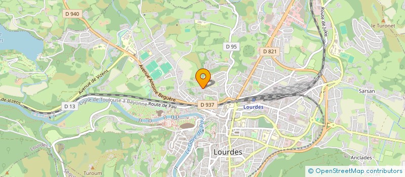 localisation de l'entreprise MADAME CHRISTIANE FIALEIX  LOURDES