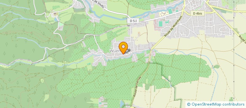 localisation de l'entreprise MADAME CHRISTIANE FISCHER  WUENHEIM