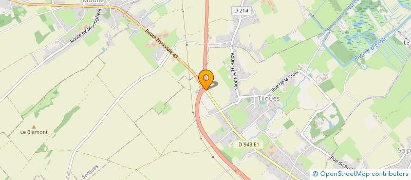 localisation de l'entreprise MADAME CHRISTIANE FLAHAUT  TILQUES