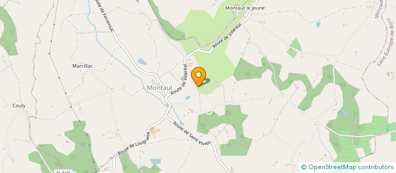 localisation de l'entreprise MADAME CHRISTIANE FONTAINE  MONTAUT