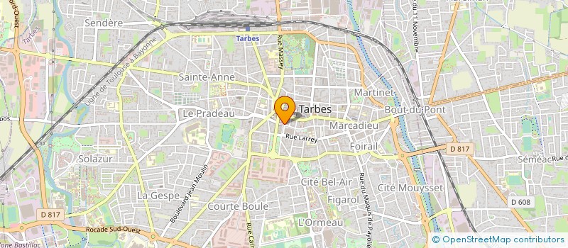 localisation de l'entreprise MADAME CHRISTIANE FONTAINE  TARBES