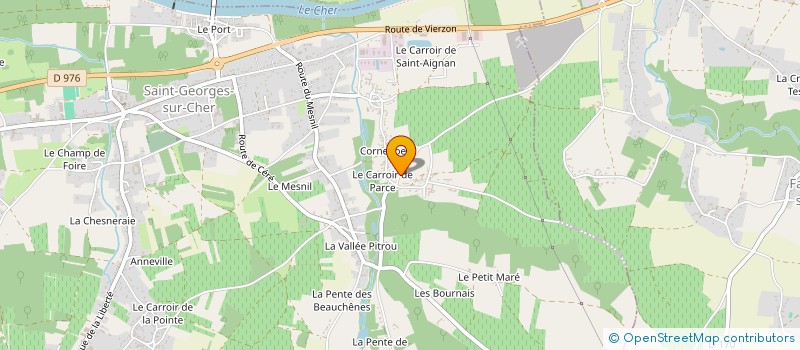 localisation de l'entreprise MADAME CHRISTIANE FOUANON  SAINT-GEORGES-SUR-CHER