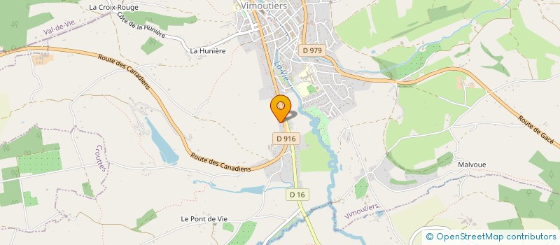 localisation de l'entreprise MADAME CHRISTIANE FOUCHER à VIMOUTIERS