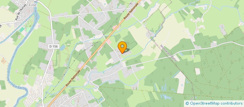 localisation de l'entreprise MADAME CHRISTIANE FOUQUERAY  GUECELARD