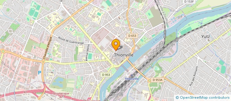 localisation de l'entreprise MADAME CHRISTIANE FRANCOIS  THIONVILLE