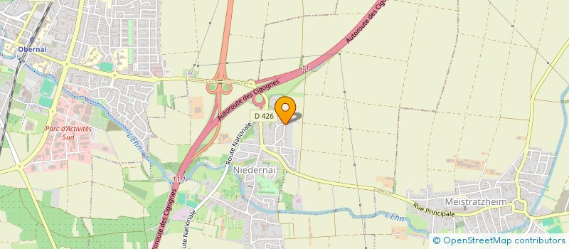 localisation de l'entreprise MADAME CHRISTIANE FURST  NIEDERNAI