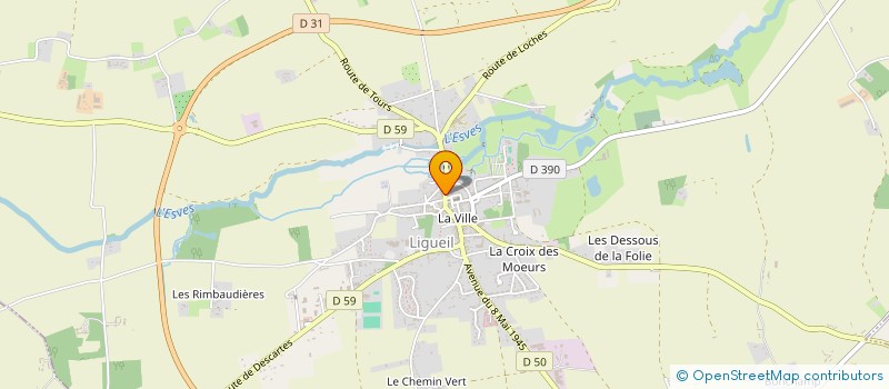 localisation de l'entreprise MADAME CHRISTIANE GADIN à LIGUEIL