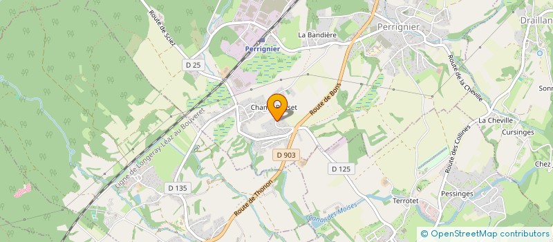 localisation de l'entreprise MADAME CHRISTIANE GALLAY  PERRIGNIER