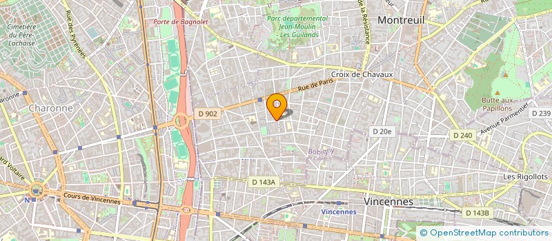localisation de l'entreprise MADAME CHRISTIANE GALOPINT à MONTREUIL