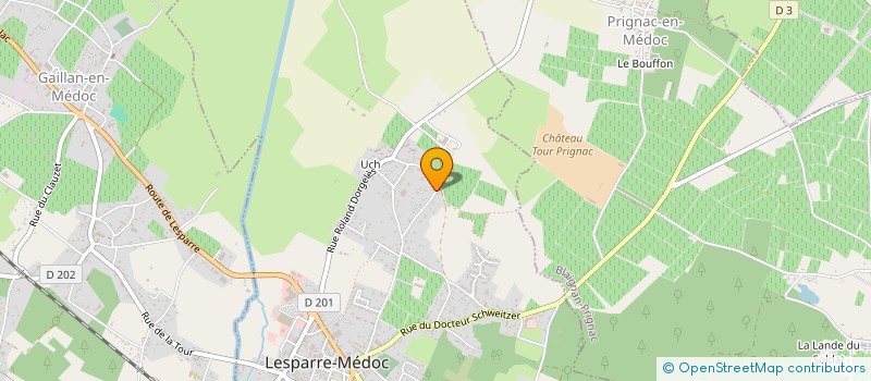 localisation de l'entreprise MADAME CHRISTIANE GANGLOFF  LESPARRE-MEDOC