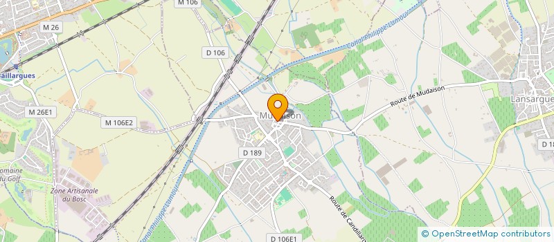 localisation de l'entreprise MADAME CHRISTIANE GARCIA  MUDAISON