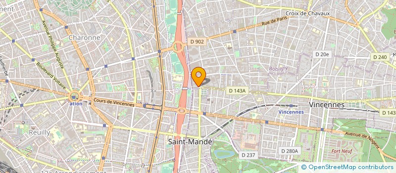 localisation de l'entreprise MADAME CHRISTIANE GARCIN à MONTREUIL