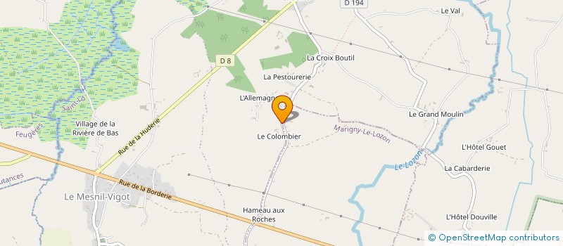 localisation de l'entreprise MADAME CHRISTIANE GARDIA  MARIGNY-LE-LOZON