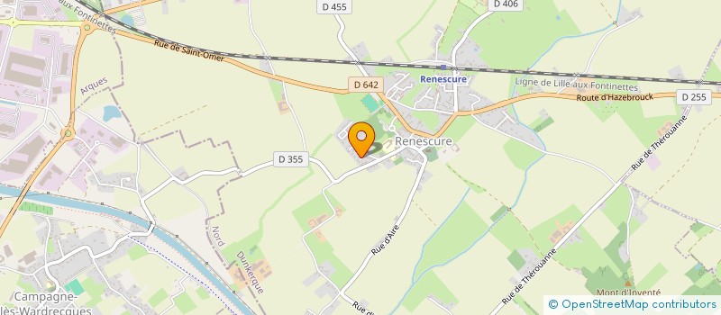 localisation de l'entreprise MADAME CHRISTIANE GASPART  RENESCURE