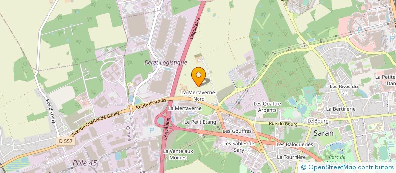 localisation de l'entreprise MADAME CHRISTIANE GAUCHERON à SARAN