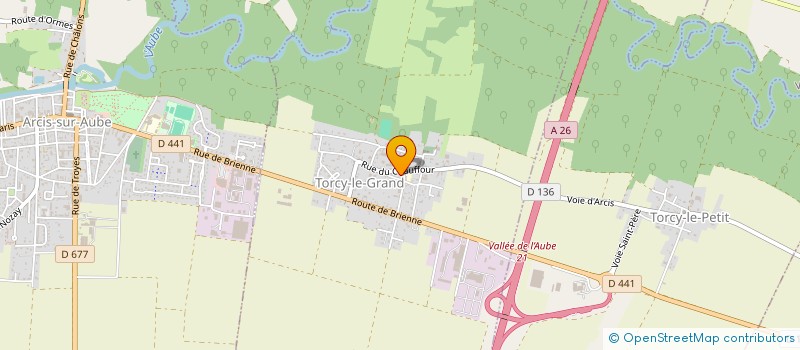 localisation de l'entreprise MADAME CHRISTIANE GAULLIER  TORCY-LE-GRAND