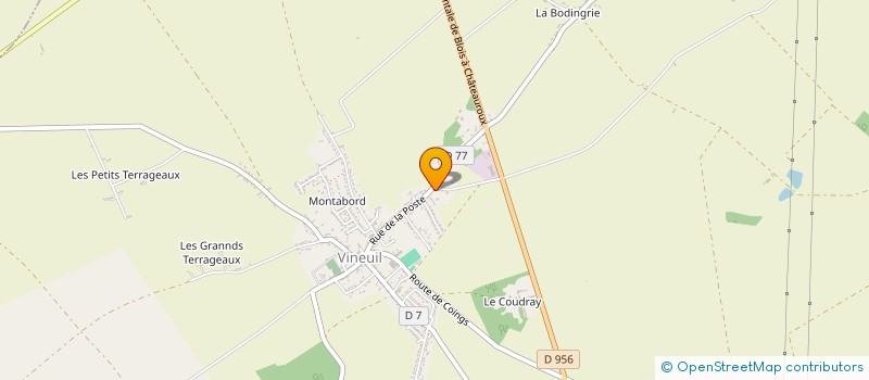 localisation de l'entreprise MADAME CHRISTIANE GAULTIER à VINEUIL