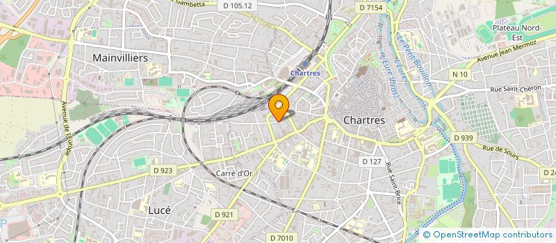 localisation de l'entreprise MADAME CHRISTIANE GAUTEUR  CHARTRES