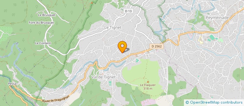 localisation de l'entreprise MADAME CHRISTIANE GEORGES à LE TIGNET