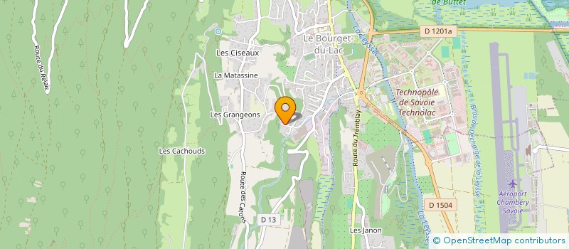 localisation de l'entreprise MADAME CHRISTIANE GERMAIN  LE BOURGET-DU-LAC