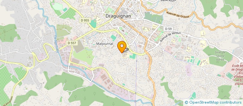 localisation de l'entreprise MADAME CHRISTIANE GERTOSIO  DRAGUIGNAN